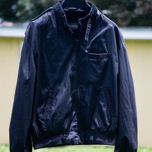 VTG Black Members Only Bomber Jacket